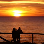 Couple enjoying Sunset